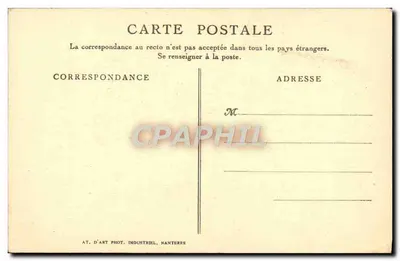 Crepuszcik zasypiający w dolinie — wiersz Alfreda de Vigny — AT. D'ART PHOT. INDUSTRIEL, NANTERRE — Rewers