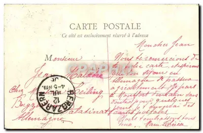 Paryż — Katedra św. Wincentego Pauła — B. F., Paryż, n°59 — Rewers