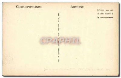 Pałac w COMPIÈGNE — Schody honorowe — ND — Rewers