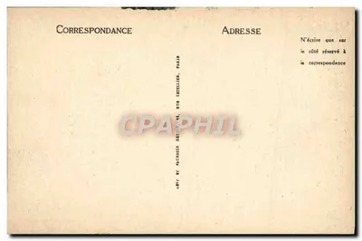 Compiègne - Zamek i tarasy - LL — Rewers
