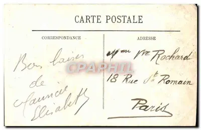 Marseille — A Elevador e Nossa Senhora da Guarda — LL, n° 116 — Verso