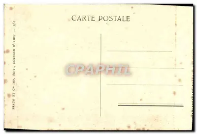 Bilhete postal antigo Andlau Vieilles Maisons — Verso