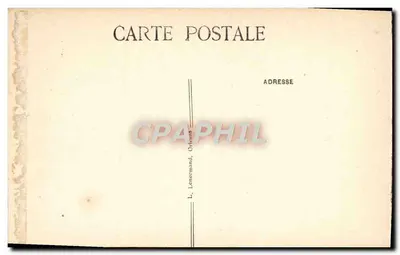 Orléans — A Catedral (Igreja de Santa Cruz) — L. Lenormand, Orléans — Verso