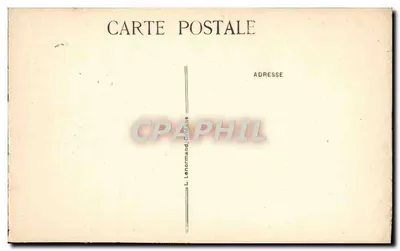 Orléans (Loiret) — Estátua de Joana d'Arc por Foyatier — editor L. Lenormand — Verso
