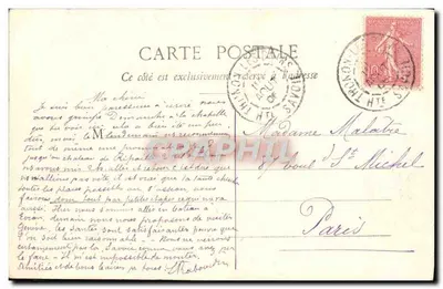Ruínas das Allinges — vista através de uma abertura rochosa — Pititier, fot.-edit., Annecy, n°102 — Verso