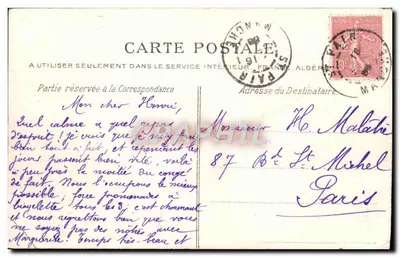 Widok plaży w Granville — Normandia — Wydawca: La C.P.A. nr 17 — Rewers