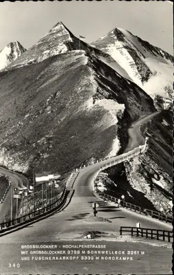Bilhete postal moderno Grossglockner Hochalpenstrasse