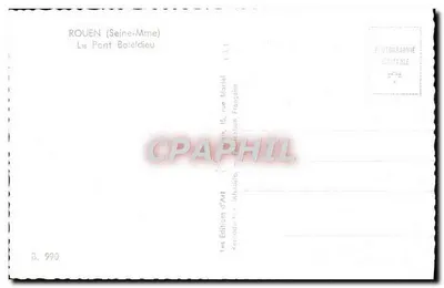 Rouen (Seine-Mme) — Most Boieldieu — Les Editions d'Art — Rewers