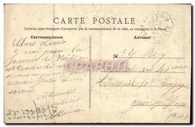 Montlhéry (S.-et-O.) — Samenstelling van de Ruïnes van het Kasteel — B. F., Parijs — Achterkant