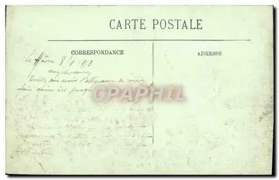 Le Havre — Place Gambetta und das Theater — LL, Nr. 325 — Rückseite