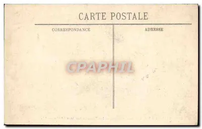 Inundaciones de París (Enero 1910) — Los Pâquis de la Rue Saint-Charles — serie 6 — Reverso
