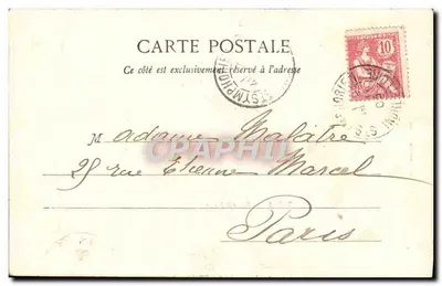 Tours — Pałac Sądowy — Librairie P. Véruaoux, n° 19 — Rewers