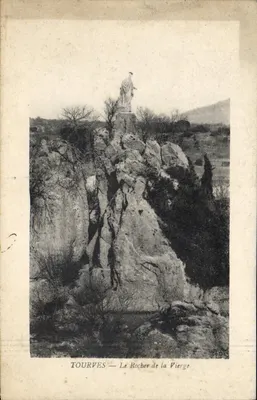 Tourves — O Rocher da Virgem — Imp. E. La Dole, Paris