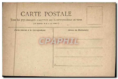 Paris — O Palácio de Justiça — Coleção Petit Journal — Verso