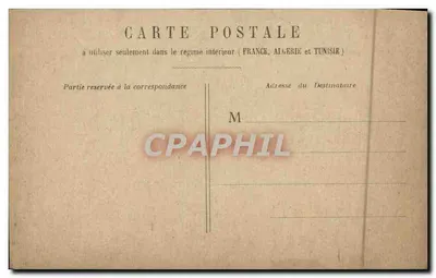 París - Iglesia de San Vicente de Paúl — vista de la fachada neoclásica con carruajes y peatones — Reverso