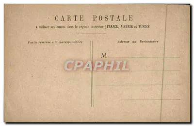 Paris - Ministério da Guerra — editor não visível, número de série não legível — Verso