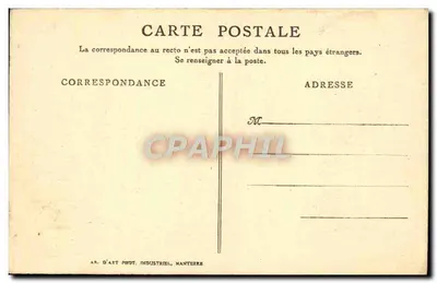 Owce na polu — wiersz Paul'a Deroulede — AR. D'ART PHOT. INDUSTRIEL, NANTERRE — Rewers