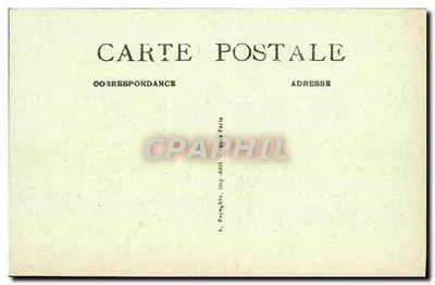 Chambord — O Castelo — Fachada Setentrional — A.P. — Verso