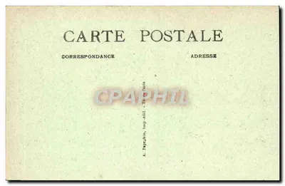 Blois — O Castelo — Ala Luís XII — A.P. — Verso