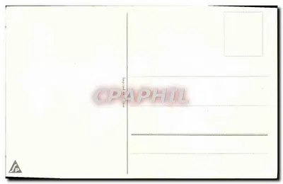 Jardim florido — vista de casa com gerânios — Imprimerie de la Place — Verso