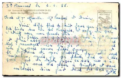 Strada delle Nevi — Saint-Plancard — Fotografia veritabile - AEBI — Verso