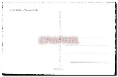 Luchon — Ogólny widok — Cie des Arts Photographiques, Paryż — Rewers