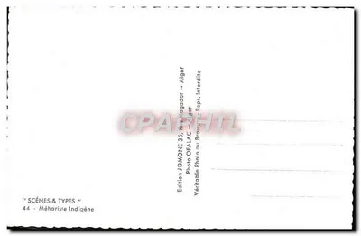 Méhariste indigène — Algeria — Edizione JOMONE, n°44 — Verso