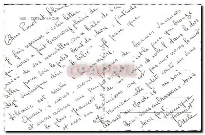 Côte d'Amour — Le Crosic, La Baule, Pornichet, Le Pouliguen, Guérande — Editor não identificado — Verso
