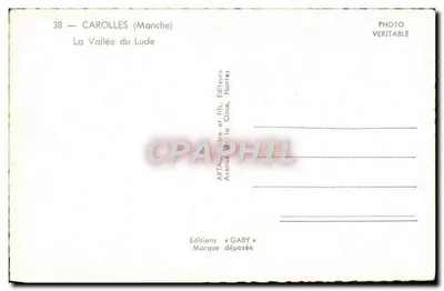 Dolina Lude — Carolles (Manche) — Wydawnictwo Gaby, Nantes — Rewers