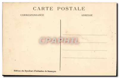 Besançon-les-Bains — Ponte Battente e Chiesa della Madeleine — Edizione del Syndicat d'Initiative di Besançon — Verso