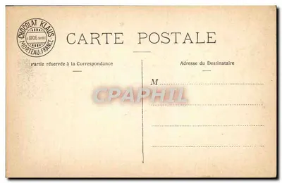 Paris - A Ópera - Academia Nacional de Música — Editores: CHOCOLAT KLAUS — Verso