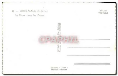 Molo w Dungach — Berck-Plage (Pas-de-Calais) — Wydawnictwo Gaby, Nantes — Rewers