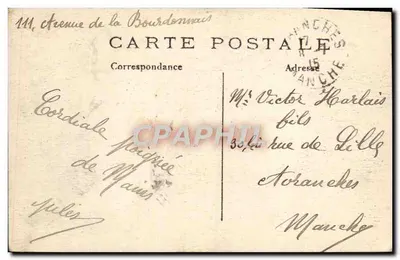PARIS — Praça da Concorde — J. H. n° 517 — Verso