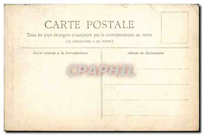 CPA Paris Horloge Du Palais de Justice — Verso