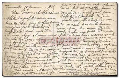 Bloemen en klok — vrouwelijke standbeeld — uitgever J.K. n°251 — Achterkant