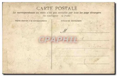 Stara pocztówka Ile D'Yeu Vieux Chateau — Rewers