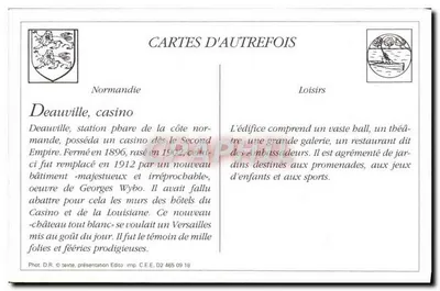 Deauville — As Terrasses do Casino — LL. — n°252 — Verso