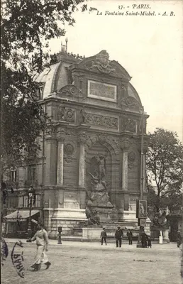Paris - A Fonte de Saint-Michel — A. B., n°37