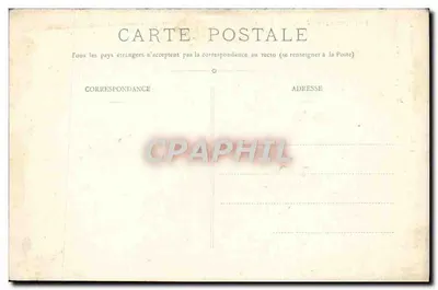 St-Claude (Jura) — widok lotniczy z katedrą, mostem wiszącym i góra Chalroit — wydawca F. Madillon, St-Claude (Jura) — Rewers