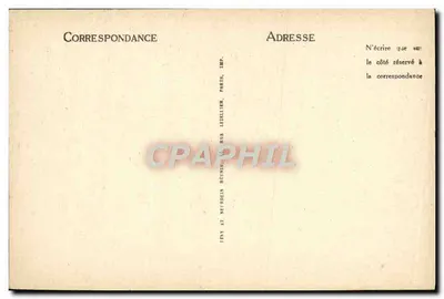 Compiègne — Zamek — La Plate-Bande — LL — Rewers