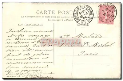 Spadzista Gaur — Luchon — Librairie Lafont, 63 Allée d'Etigny, Luchon — Rewers