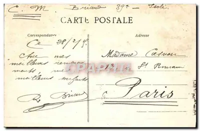 Le Havre — O Bassin do Comércio — Verso
