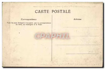 Sables-d'Olonne — Burza w Sables-d'Olonne — Przylądek i przeszkody zatopione przez morze — Lucien Amtaund, nr 2464 — Rewers