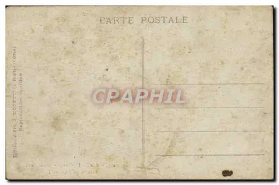 Cercueil de Napoléon I — scène funéraire au Musée Fesch à Ajaccio (Corse) — éditeur J. Moretti, n° 124T — Verso