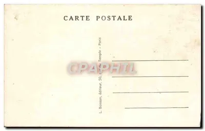 Paris (7e) — Torre Eiffel — L. Boisson, editor, 50, rue du Temple, Paris — Verso