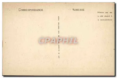 Compiègne — Zamek — Pokój sypialny Napoleona — LL, nr 28 — Rewers