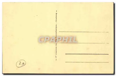 Morlaix - Vista tirada do Viaduto — Bilhete postal antigo n°29 — editor AHC — Verso