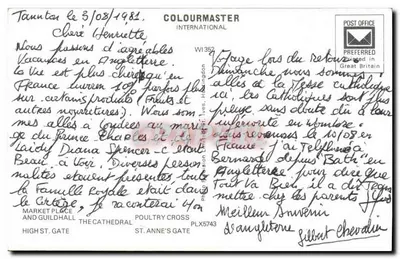 Salisbury Histórico — vista panorâmica — COLOURMASTER INTERNATIONAL — Verso