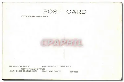 Blackpool — widok panoramiczny — The Pleasure Beach, North Pier, Tower, Boating Lake, Stanley Park — Rewers