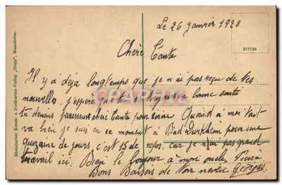 Bad Dürkheim — Kurgarten e Ruína Limburg — Rheinischer Kunst- u. Postkarten-Verlag, Hepp — Verso